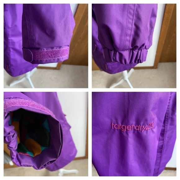 Womens Waterproof Hooded Olivia Jacket Size US 10Target Dry  UK 14 EU 42 Purple - Picture 8 of 16